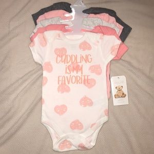 NWT 5 Piece Onesie Set